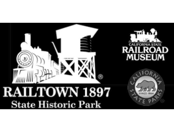 Four Railtown Train Passes-Sacramento