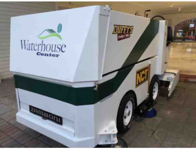 Ride the zamboni at the Waterhouse Center this winter! Donated by the Town of Kennebunk