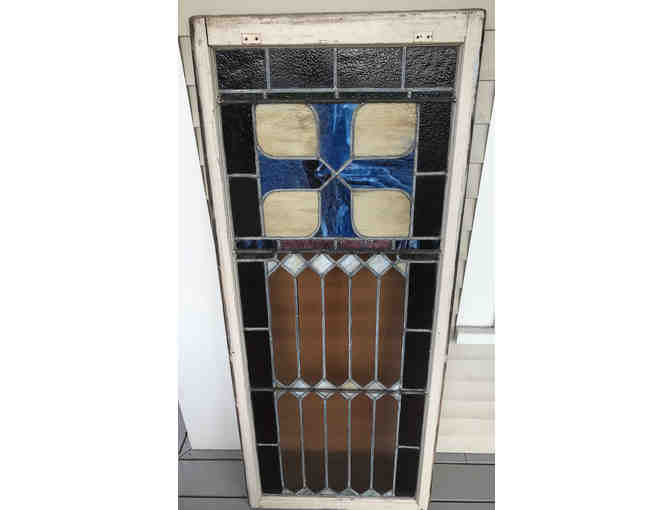 1880's Stained Glass Window donated by Old House Parts