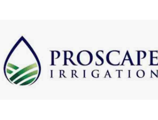 One zone of irrigation donated by Proscape Irrigation Systems