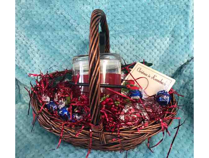 Christmas in Kennebunk Gift Basket donated by Mail-It Unlimited