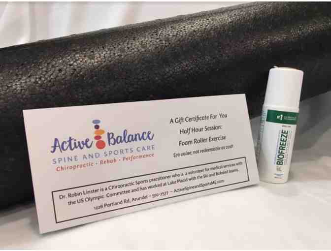1/2 hr. Stretch Session & Runner's Relief Basket from Active Balance Spine and Sports Care