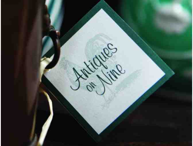 Hand hooked wool runner donated by Antiques on Nine