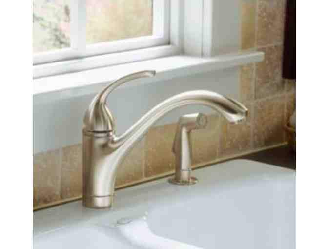 Kohler Forte 2-hole kitchen sink faucet donated by Garrett Pillsbury