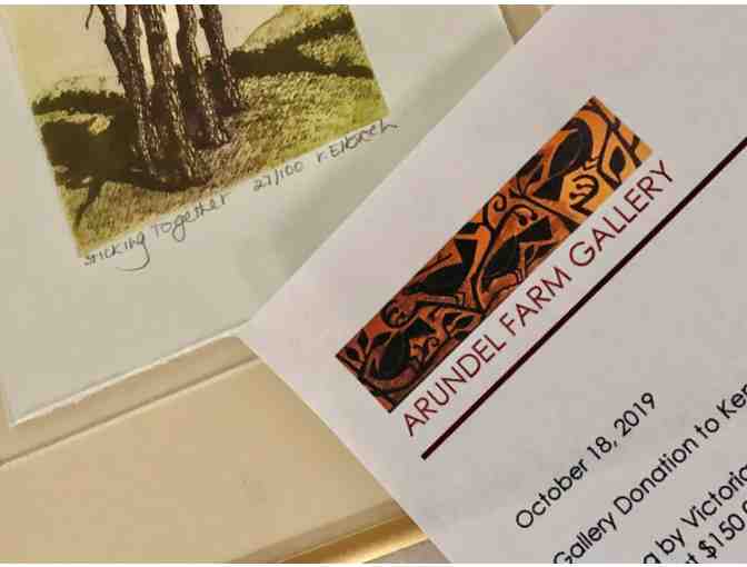 Limited Edition Etching by Victoria Elbroch donated by Arundel Farm Gallery