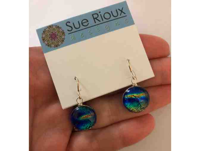 Silver & Stone Earrings from Sue Rioux Designs