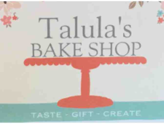 Retro Tin Cake Carrier and 6-inch Cake of choice from Talula's Bake Shop
