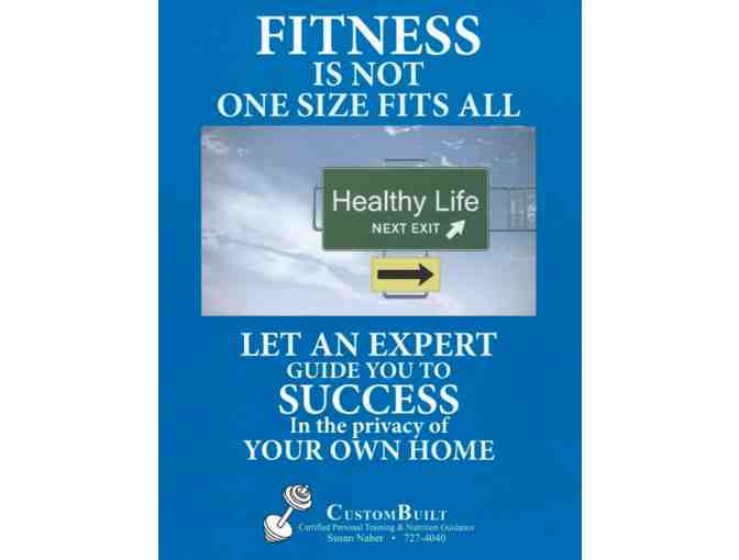 Two in-home personal training sessions donated by CustomBuilt Personal Training