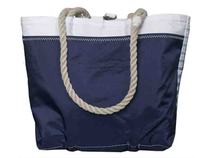 Custom Ombre Stripe Sea Bags Tote donated by Daytrip Society