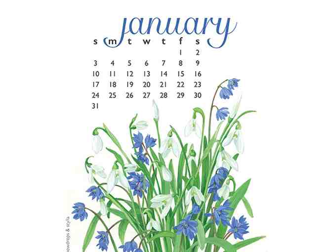 2021 Janine Moore Calendar from Compliments Gallery