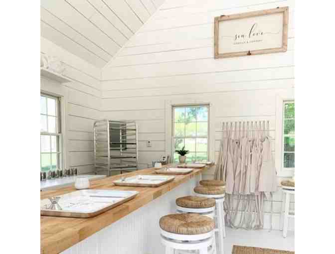 Candle making experience at Sea Love Candles & Company