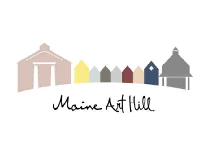 Custom Framed Mirror donated by Maine Art Hill