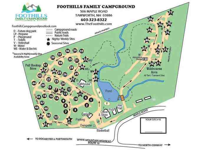 3-Night Stay for an RV or Tent Site at Foothills Family Campground