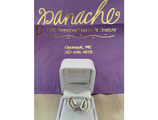 Sterling Silver & Crystal Earrings ($295 value) from Panache Fine Jewelry and Art Gallery