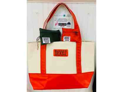 Rugged Seas Tote, Clutch and Dry Wallet from Beach Grass