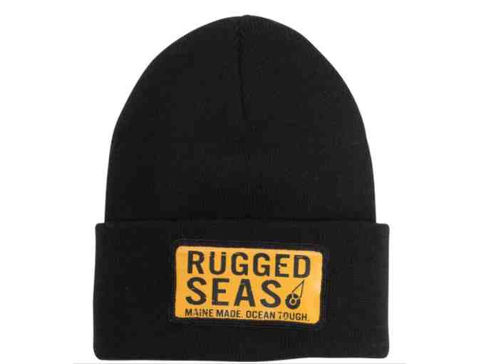 Rugged Seas white long sleeve shirt (XL) and beanie cap from Beach Grass