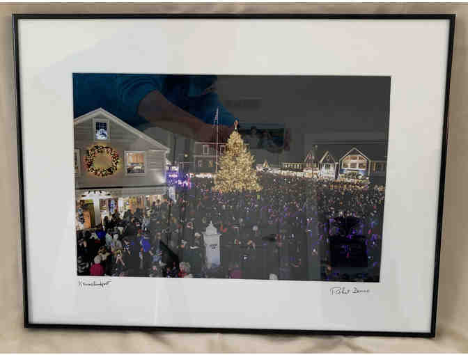 Framed and signed photo of the Prelude Tree Lighting by Robert A. Dennis Photography