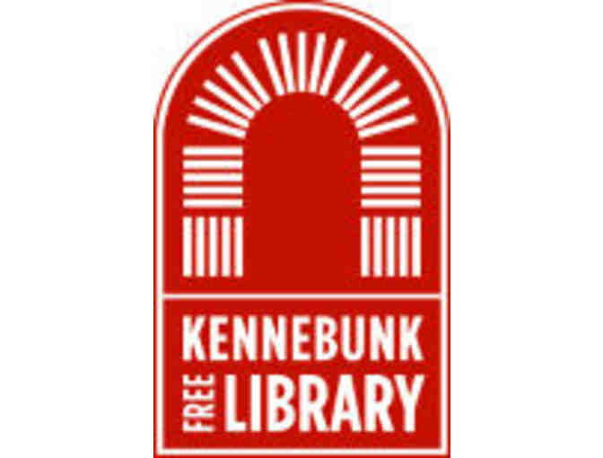 Tote of Goodies from the Kennebunk Free Library