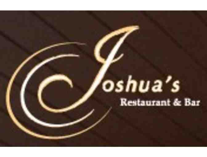$150 gift certificate to Joshua's Restaurant &amp; Bar donated by Big Horizon Mortgage - Photo 1