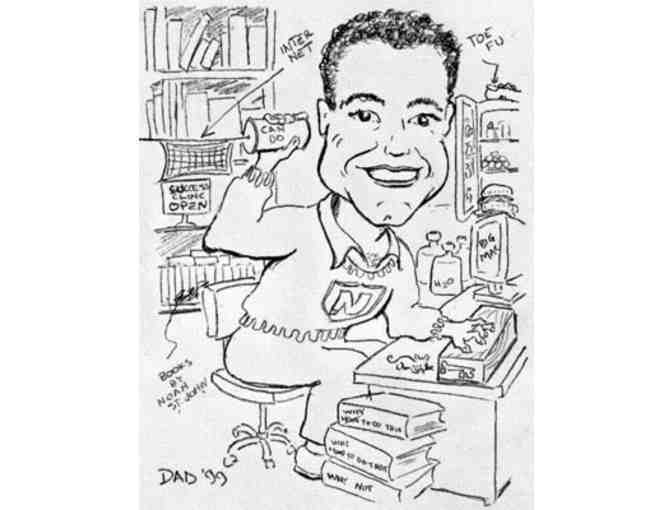 11' X 14' caricature by local artist Steve Hrehovcik