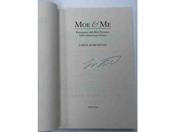 Moe & Me Book Autographed by Author Lorne Rubenstein