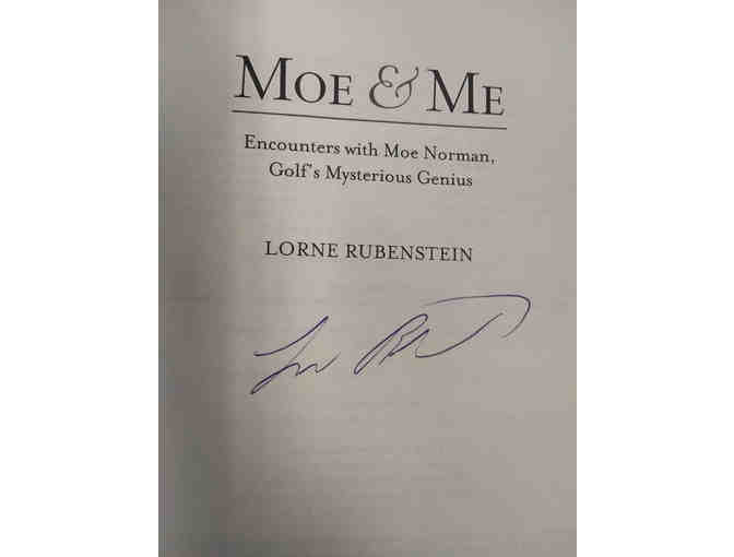 Author Autographed 'Moe & Me' Book