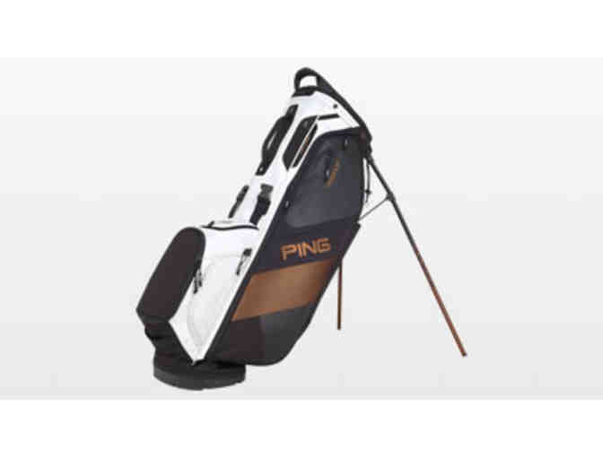 PING Hoofer Golf Bag - Black/White/Canyon Cooper