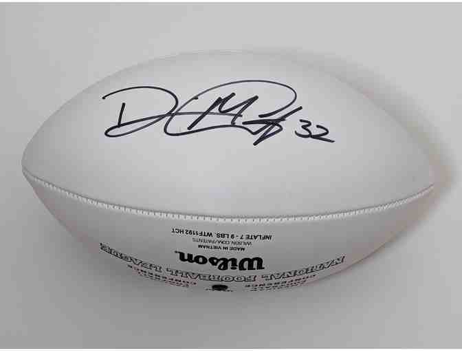 Devin McCourty Autographed New England Patriots Football