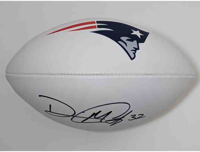 Devin McCourty Autographed New England Patriots Football