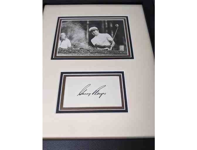 Gary Player Framed Autograph