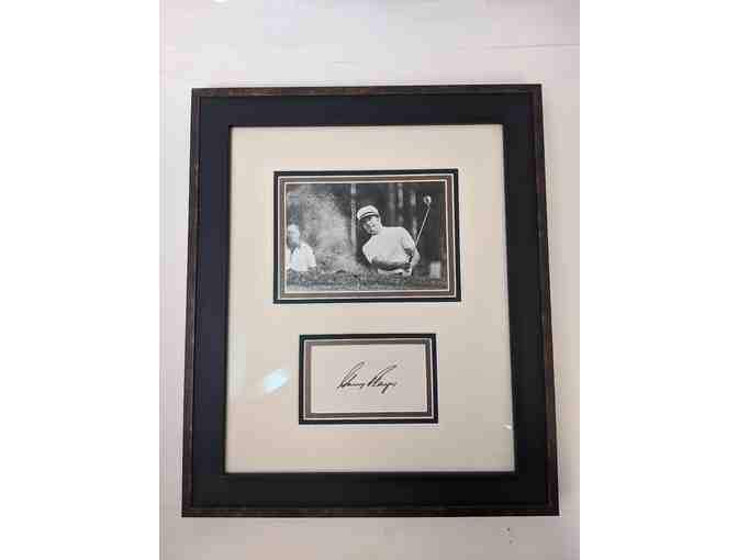 Gary Player Framed Autograph