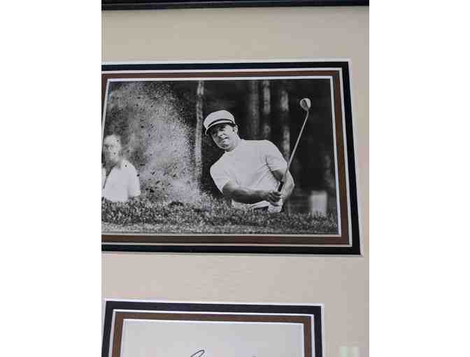 Gary Player Framed Autograph