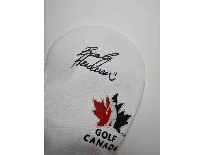 Brooke Henderson Autographed Club Cover