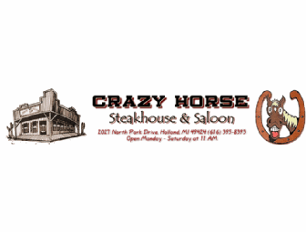 Gift Certificate - Crazy Horse Steakhouse & Saloon