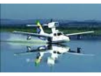 Seaplane Flight Along Lake Michigan Coast