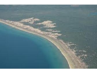 Airplane Flight Along Lake Michigan Coast - Cessna 210