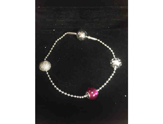 Pandora Bracelet with 3 charms
