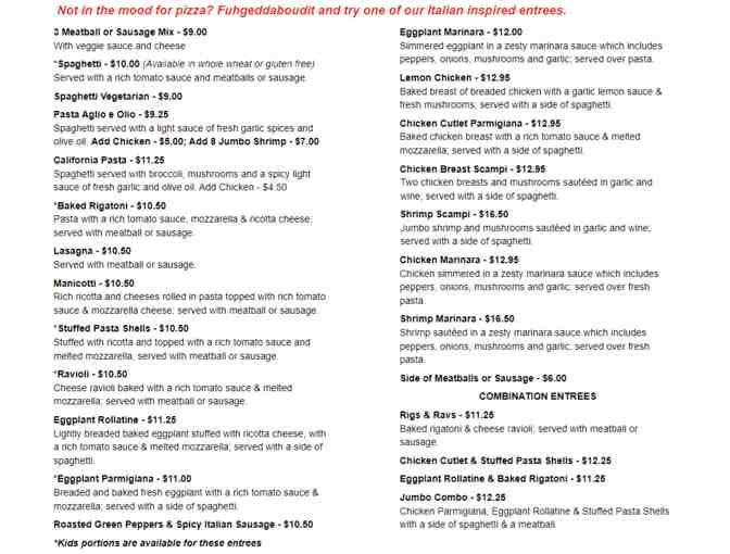 Big Bill's New York Pizza Gift Card