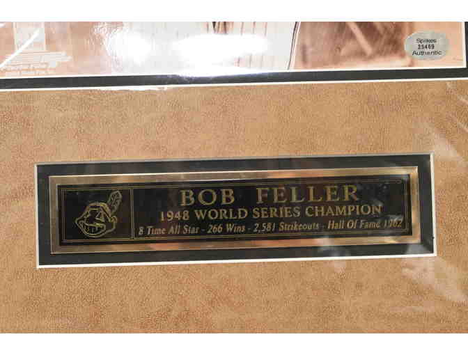 Autographed Bob Feller Photo (World Series Champion 1948)