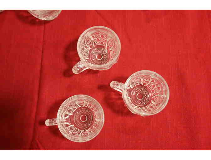 Crystal Punch Bowl (with 12 cups)