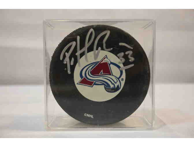Patrick Roy Signed Avalanche Puck