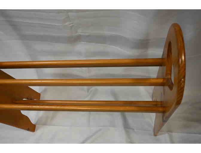 Wooden Quilt Rack
