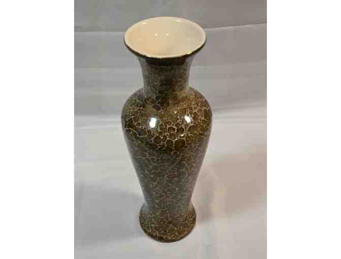 Speckled Bombay Glass Vase