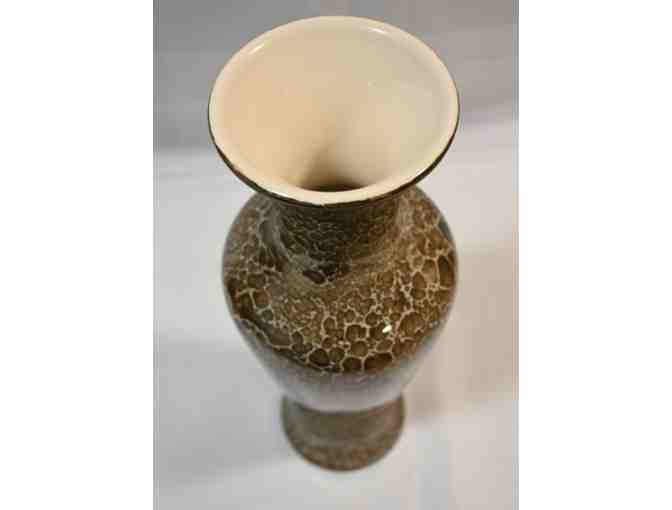 Speckled Bombay Glass Vase