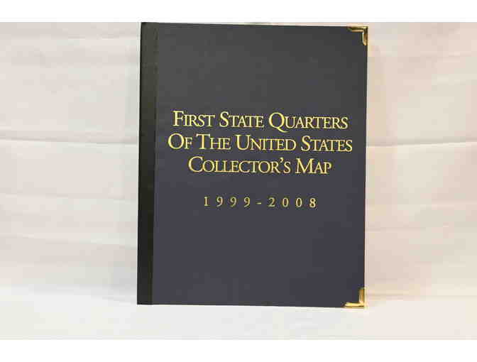 Collectors 50 states quarters map