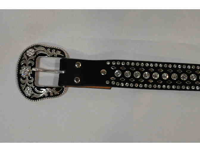 Silver and Black Belt