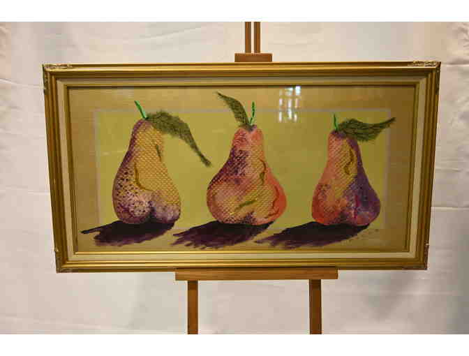 Framed Pear Art
