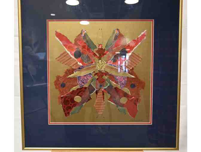 Butterfly Mixed Collage Art