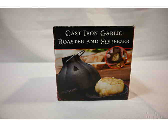 Cast Iron Garlic Roaster & Squeezer