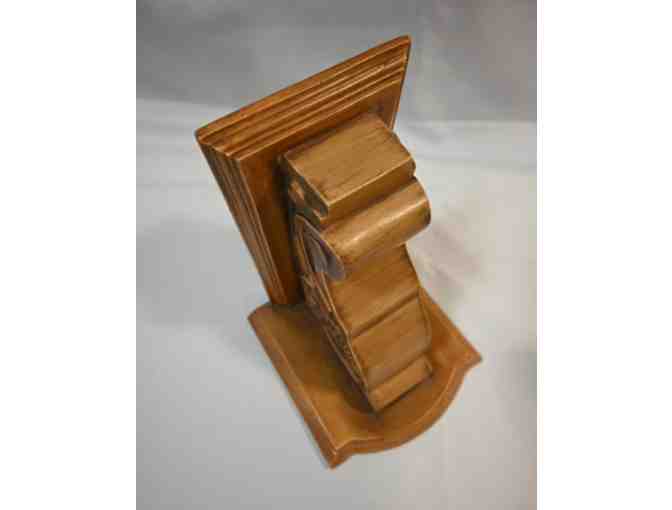 Wooden Scrolled Sconce Wall Shelf (x2)